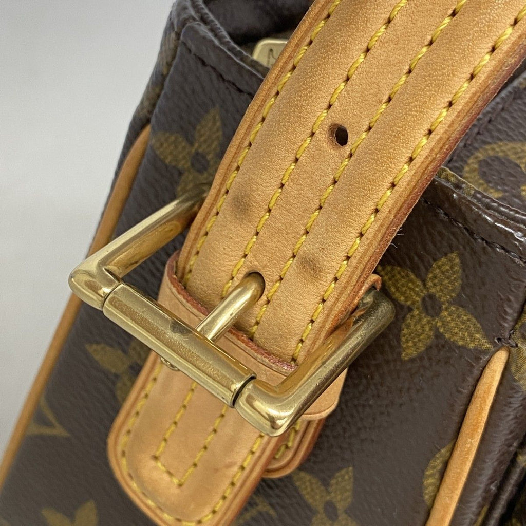 Louis Vuitton Shoulder Bag Monogram Viva Cite MM Brown — view 7