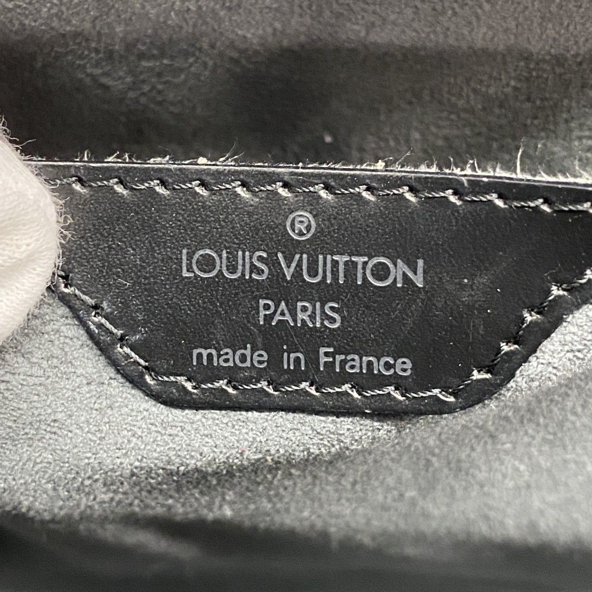 Louis Vuitton Handbag Epi Saint Jacques Noir — view 5