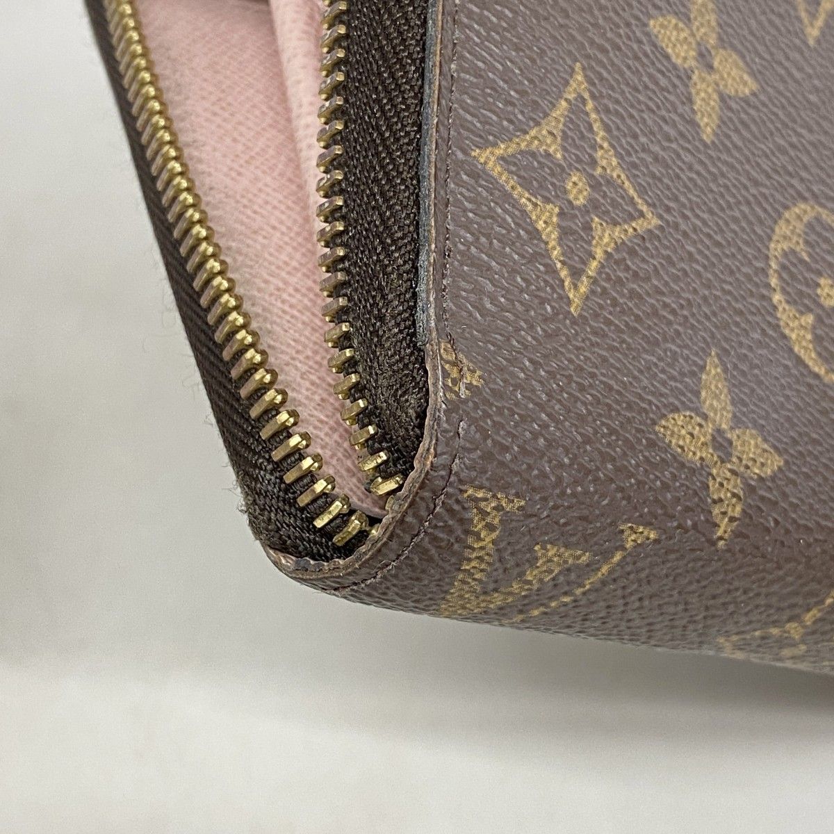 Louis Vuitton Wallet Monogram Zippy Rose Velours — view 5