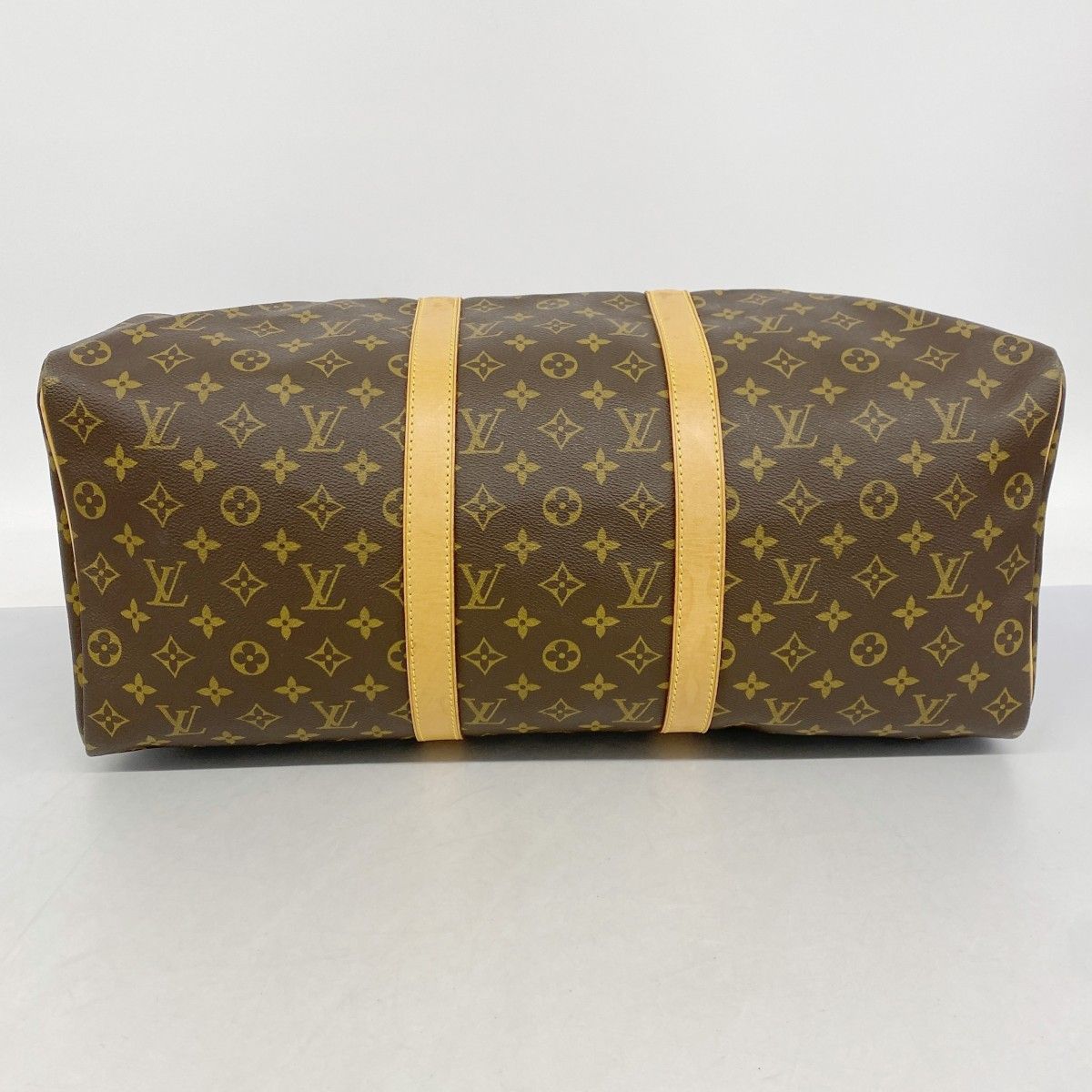 Louis Vuitton Boston Bag Monogram Keepall 50 Brown — view 3