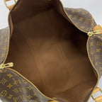 Louis Vuitton Boston Bag Monogram Keepall 50 Brown — view 4