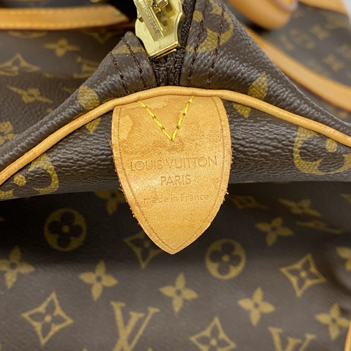 Louis Vuitton Boston Bag Monogram Keepall 50 Brown — view 5