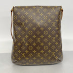 Louis Vuitton Shoulder Bag Monogram Musette Brown — view 9