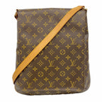 Louis Vuitton Shoulder Bag Monogram Musette Brown