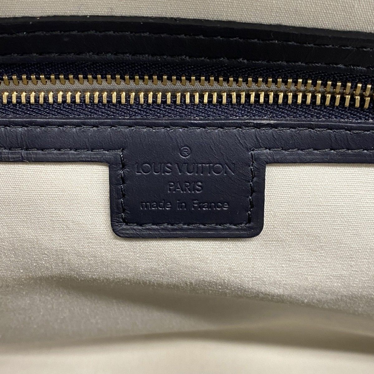 Louis Vuitton Handbag Monogram Mini Josephine PM Blue 2-Way — view 5