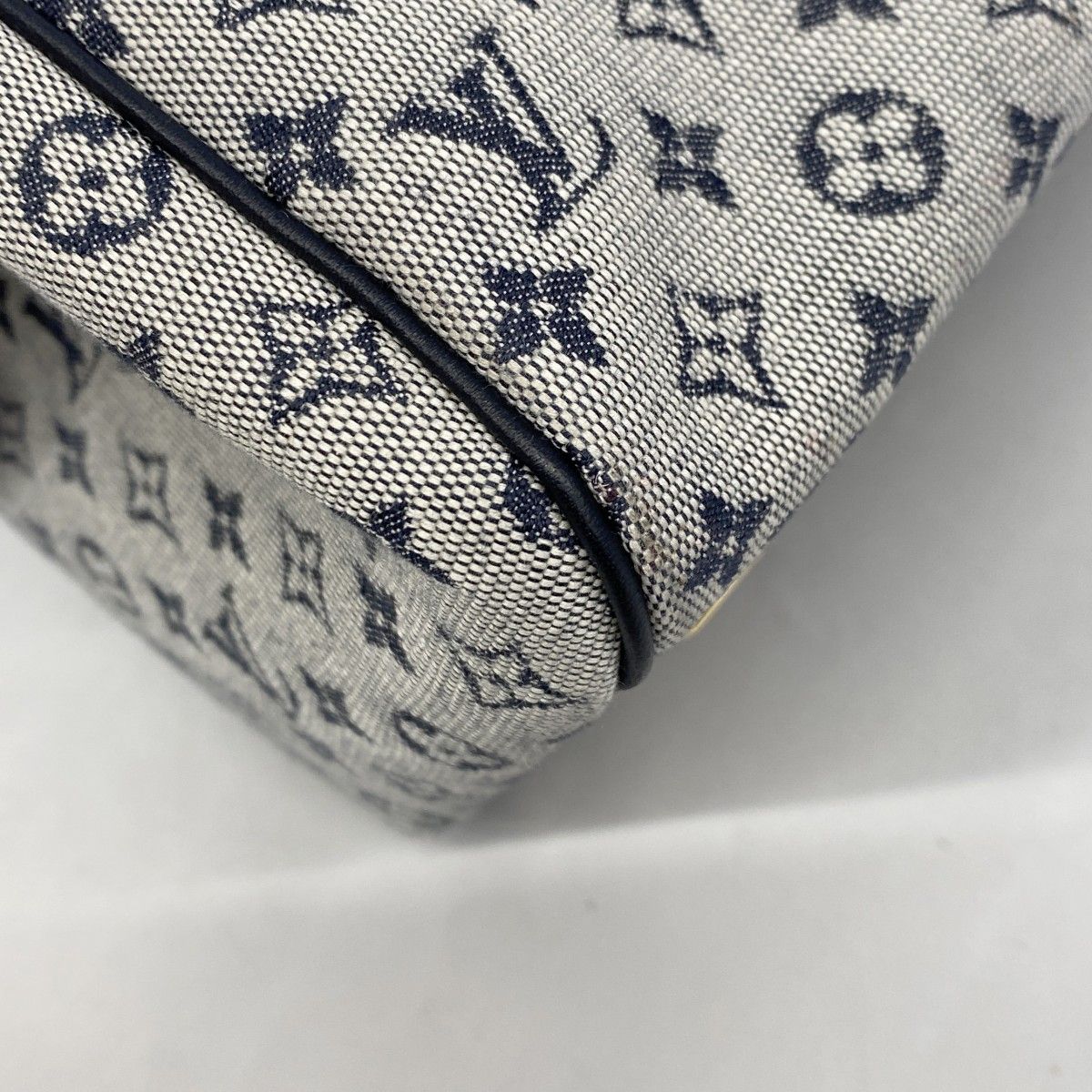 Louis Vuitton Handbag Monogram Mini Josephine PM Blue 2-Way — view 6