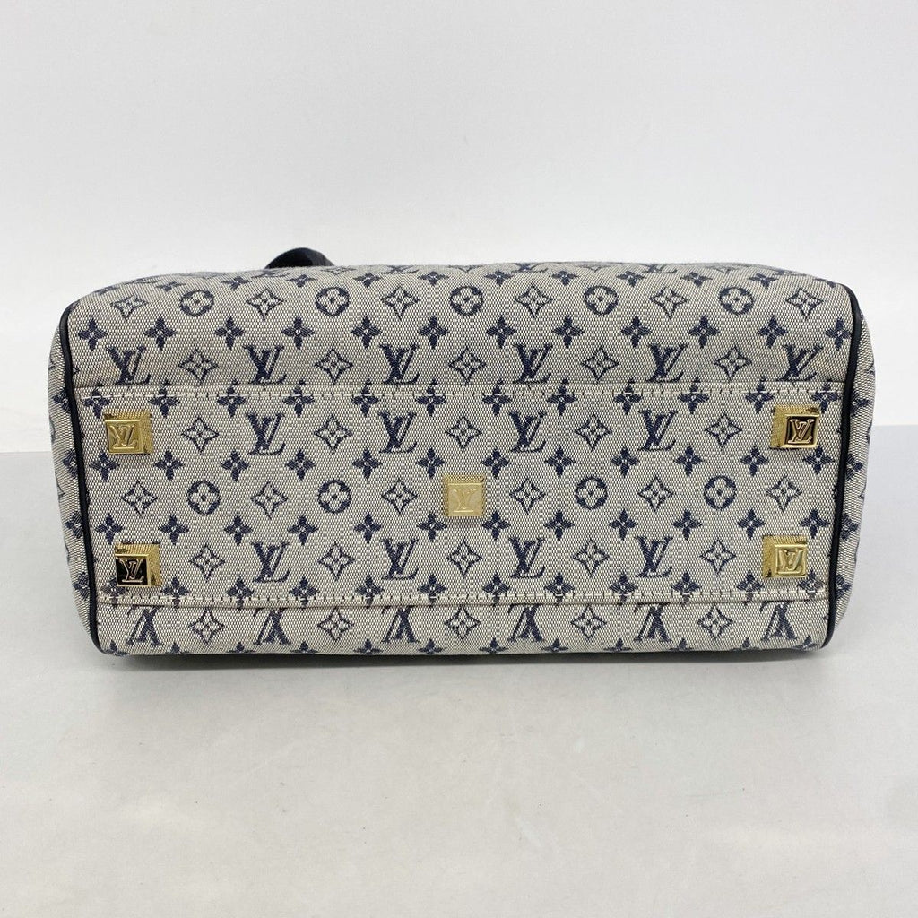 Louis Vuitton Handbag Monogram Mini Josephine PM Blue 2-Way — view 3