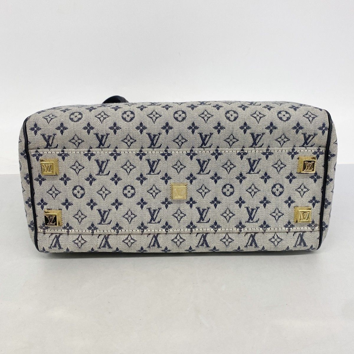 Louis Vuitton Handbag Monogram Mini Josephine PM Blue 2-Way — view 3