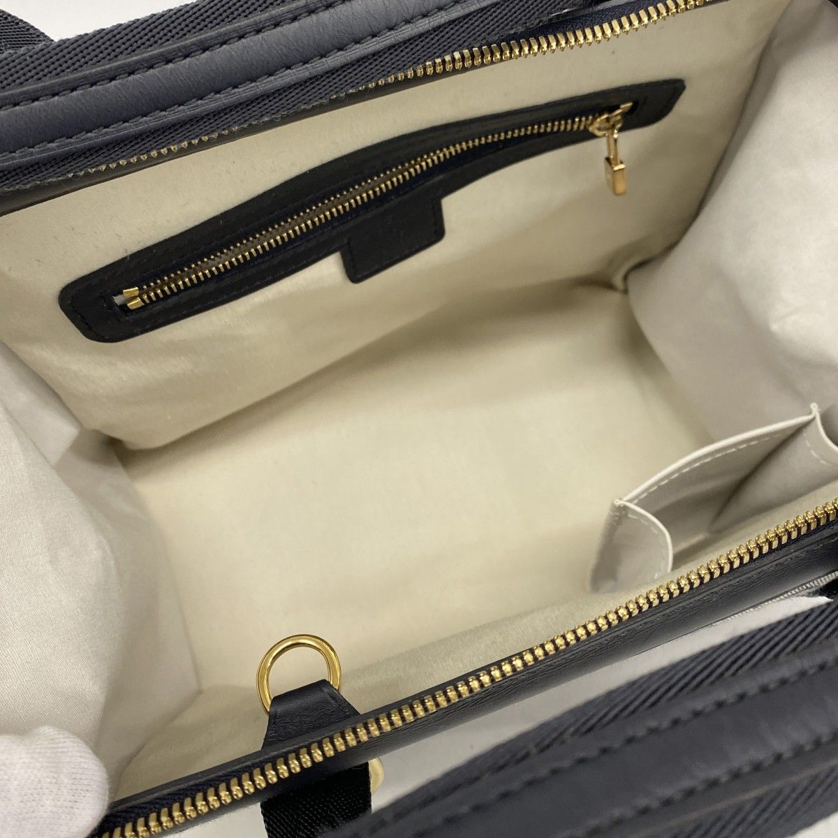 Louis Vuitton Handbag Monogram Mini Josephine PM Blue 2-Way — view 4