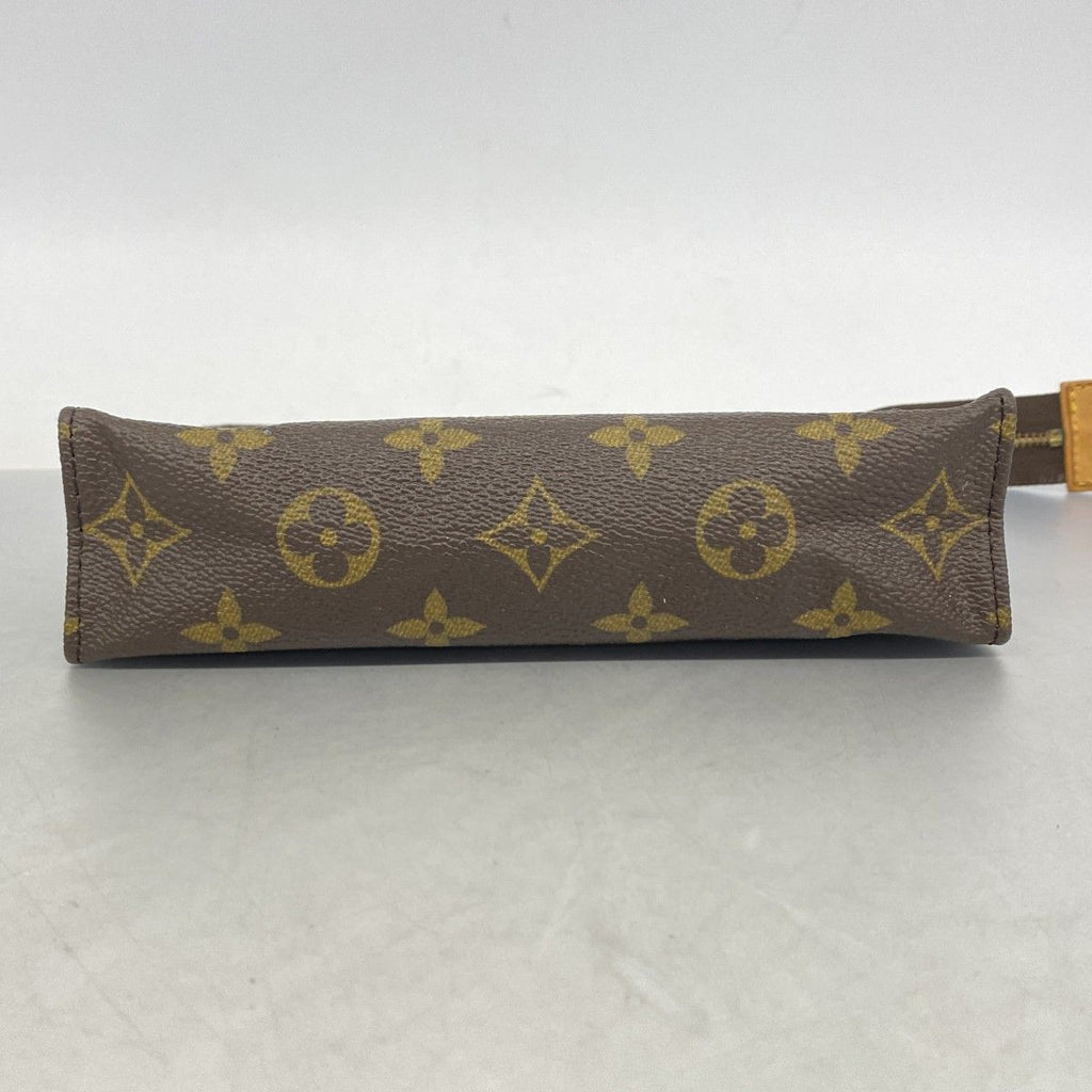 Louis Vuitton Pouch Monogram Pochette Toilet 19 Brown — view 3