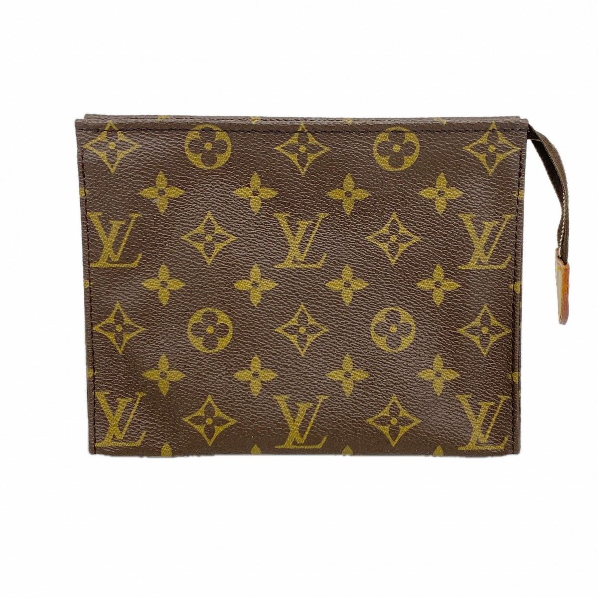 Louis Vuitton Pouch Monogram Pochette Toilet 19 Brown