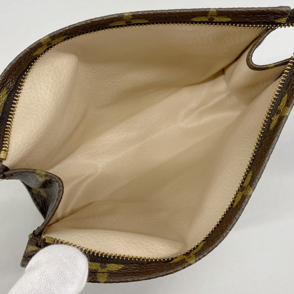 Louis Vuitton Pouch Monogram Pochette Toilet 19 Brown — view 4