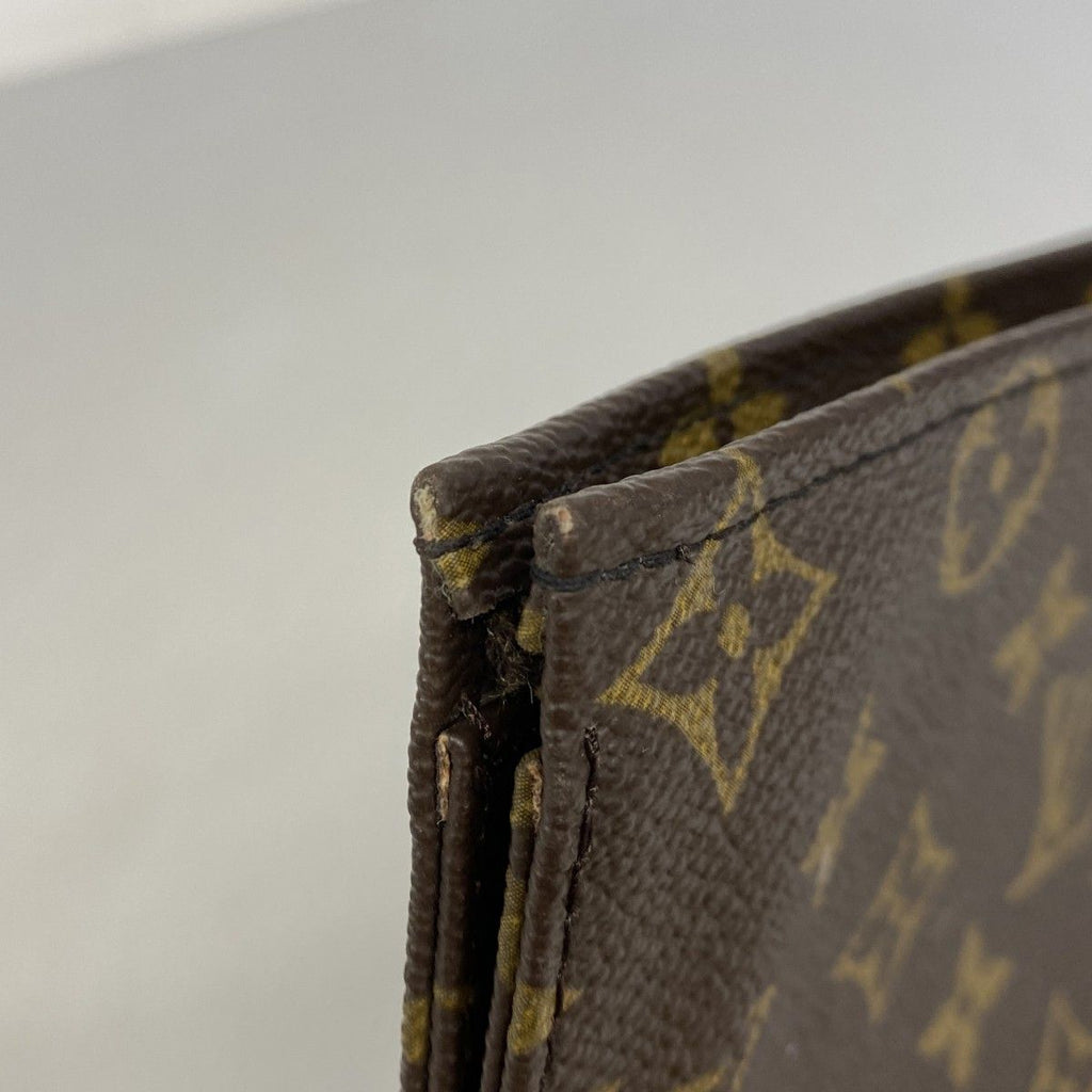 Louis Vuitton Pouch Monogram Pochette Toilet 19 Brown — view 6