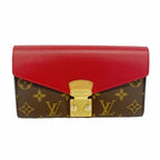 Louis Vuitton Wallet Monogram Portefeuille Pallas Cerise