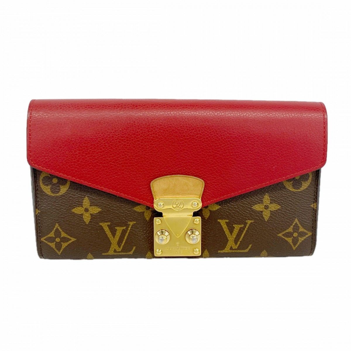 Louis Vuitton Wallet Monogram Portefeuille Pallas Cerise