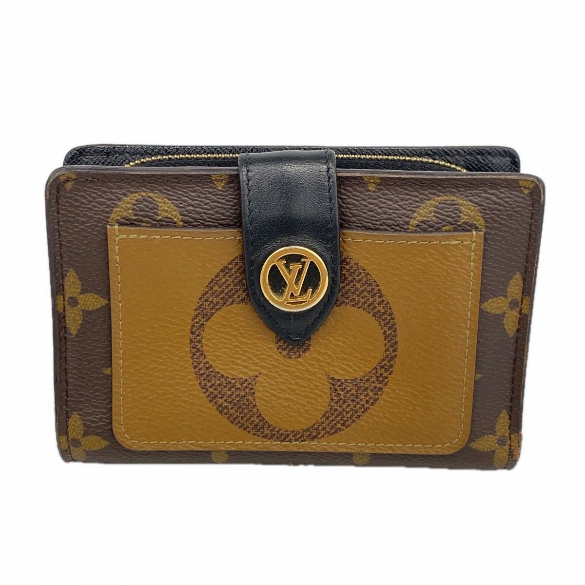 Louis Vuitton Wallet Monogram Reverse Portefeuille Juliette Brown