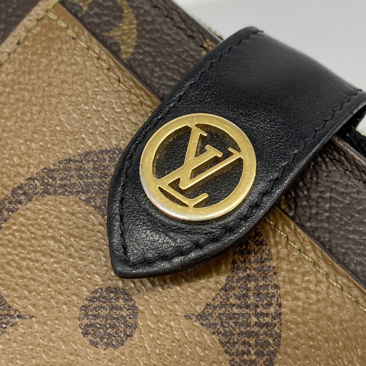 Louis Vuitton Wallet Monogram Reverse Portefeuille Juliette Brown — view 9