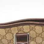 Gucci Tote GG Supreme Brown Silver — view 9