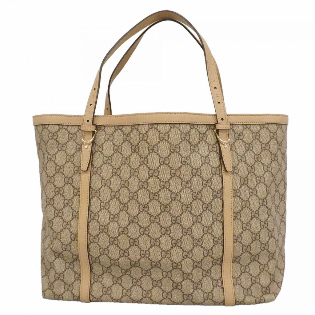 Gucci Tote GG Supreme Brown Gold