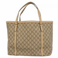Gucci Tote GG Supreme Brown Gold
