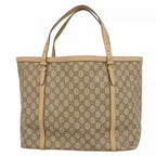 Gucci Tote GG Supreme Brown Gold