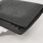 Louis Vuitton Card Case Monogram Shadow Organizer de Poche Black — view 7