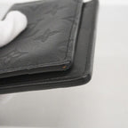 Louis Vuitton Card Case Monogram Shadow Organizer de Poche Black — view 6