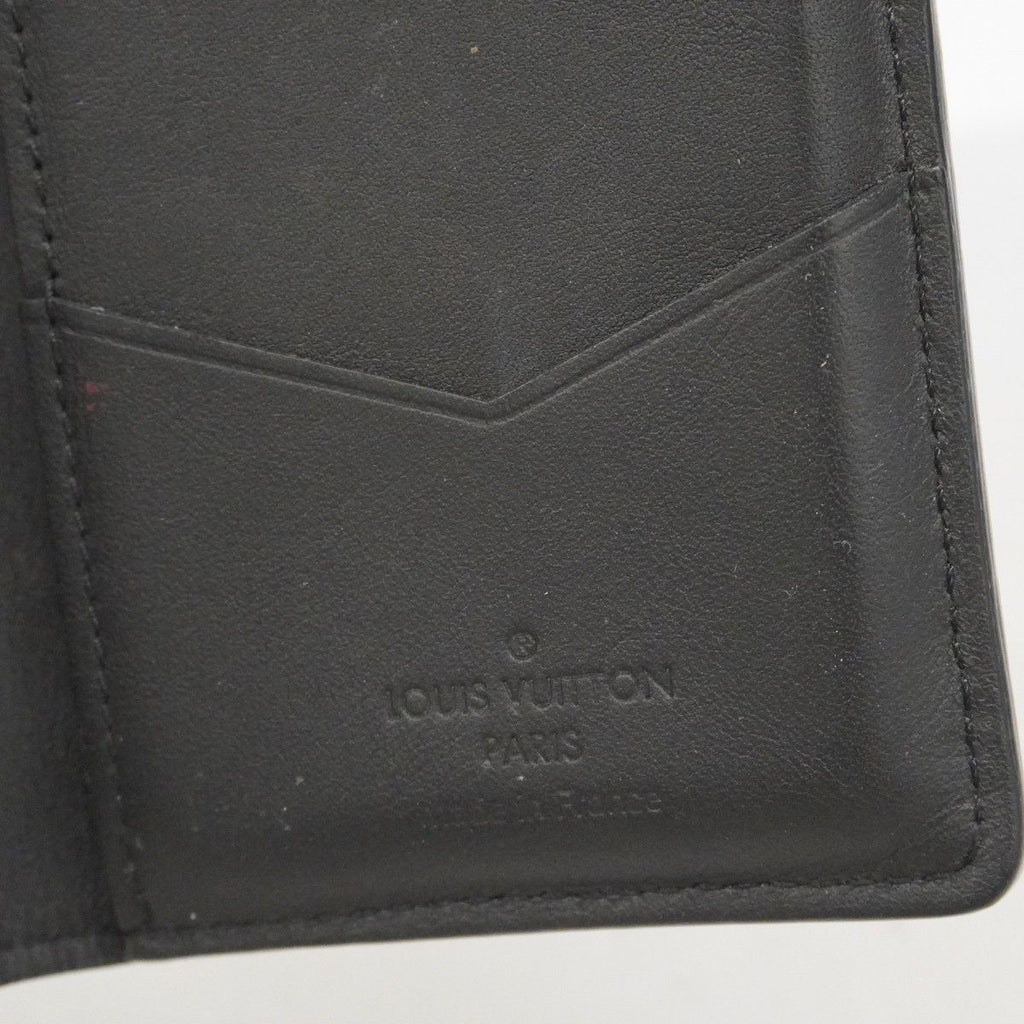 Louis Vuitton Card Case Monogram Shadow Organizer de Poche Black — view 4
