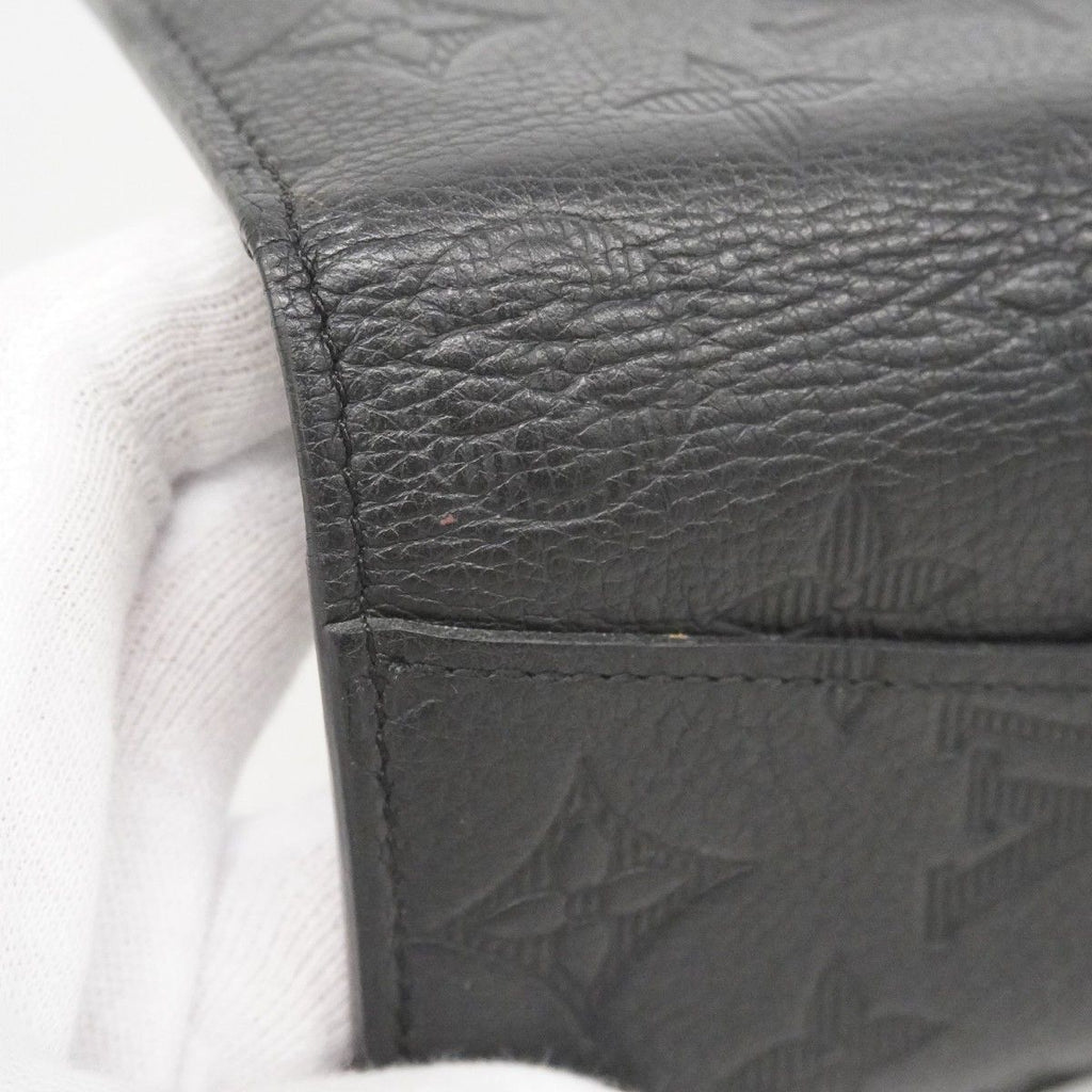 Louis Vuitton Card Case Monogram Shadow Organizer de Poche Black — view 8
