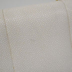 Chanel Shoulder Bag Mademoiselle Caviar Leather White Gold — view 9