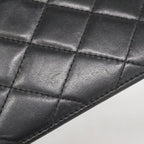 Chanel Wallet Cambon Lambskin Black White Silver — view 8