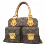 Louis Vuitton Handbag Monogram Manhattan PM Brown