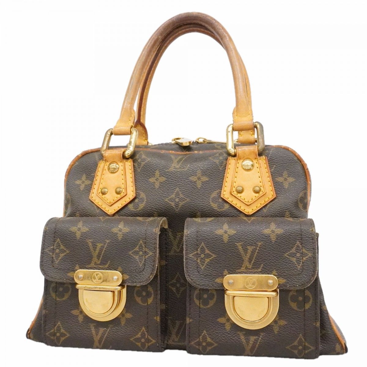 Louis Vuitton Handbag Monogram Manhattan PM Brown