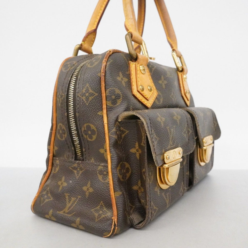 Louis Vuitton Handbag Monogram Manhattan PM Brown — view 2