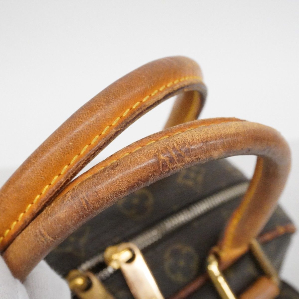 Louis Vuitton Handbag Monogram Manhattan PM Brown — view 8