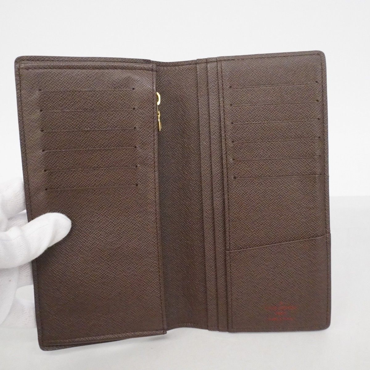 Louis Vuitton Wallet Damier Portefeuille Brazza Ebene — view 3