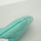 Chanel Pouch Quilted Lambskin Emerald Green — view 5