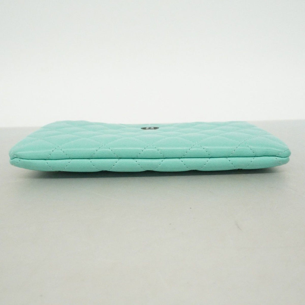 Chanel Pouch Quilted Lambskin Emerald Green — view 2