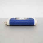 Chanel Coin Case CC Filigree Caviar Leather Blue White Red Gold — view 2