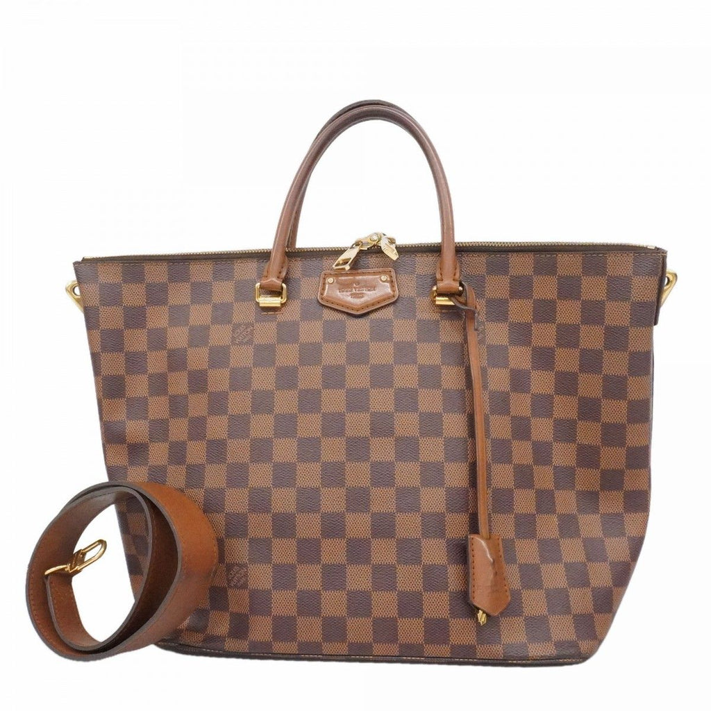 Louis Vuitton Handbag Damier Belmont Ebene 2-Way