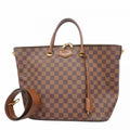 Louis Vuitton Handbag Damier Belmont Ebene 2-Way