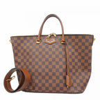 Louis Vuitton Handbag Damier Belmont Ebene 2-Way