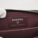 Chanel Coin Case Quilted Caviar Leather Black Silver — view 4