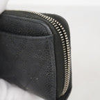 Chanel Coin Case Quilted Caviar Leather Black Silver — view 5