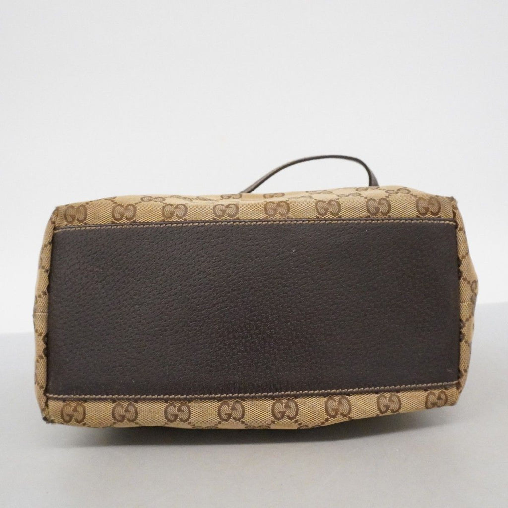 Gucci Tote GG Canvas Brown Gold — view 3