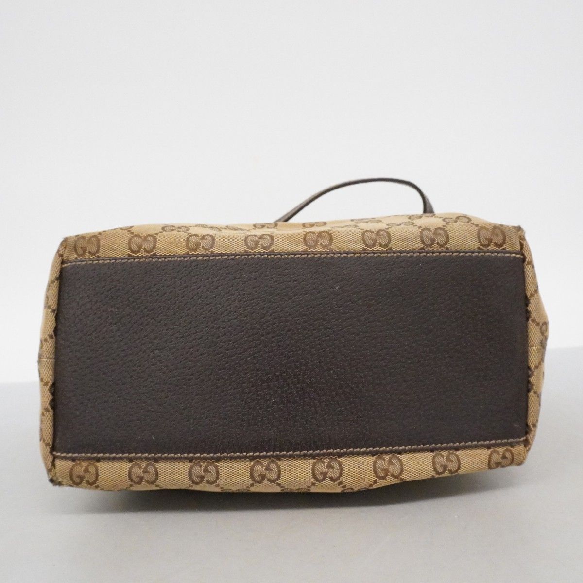 Gucci Tote GG Canvas Brown Gold — view 3