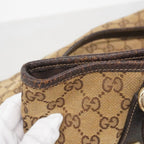 Gucci Tote GG Canvas Brown Gold — view 7