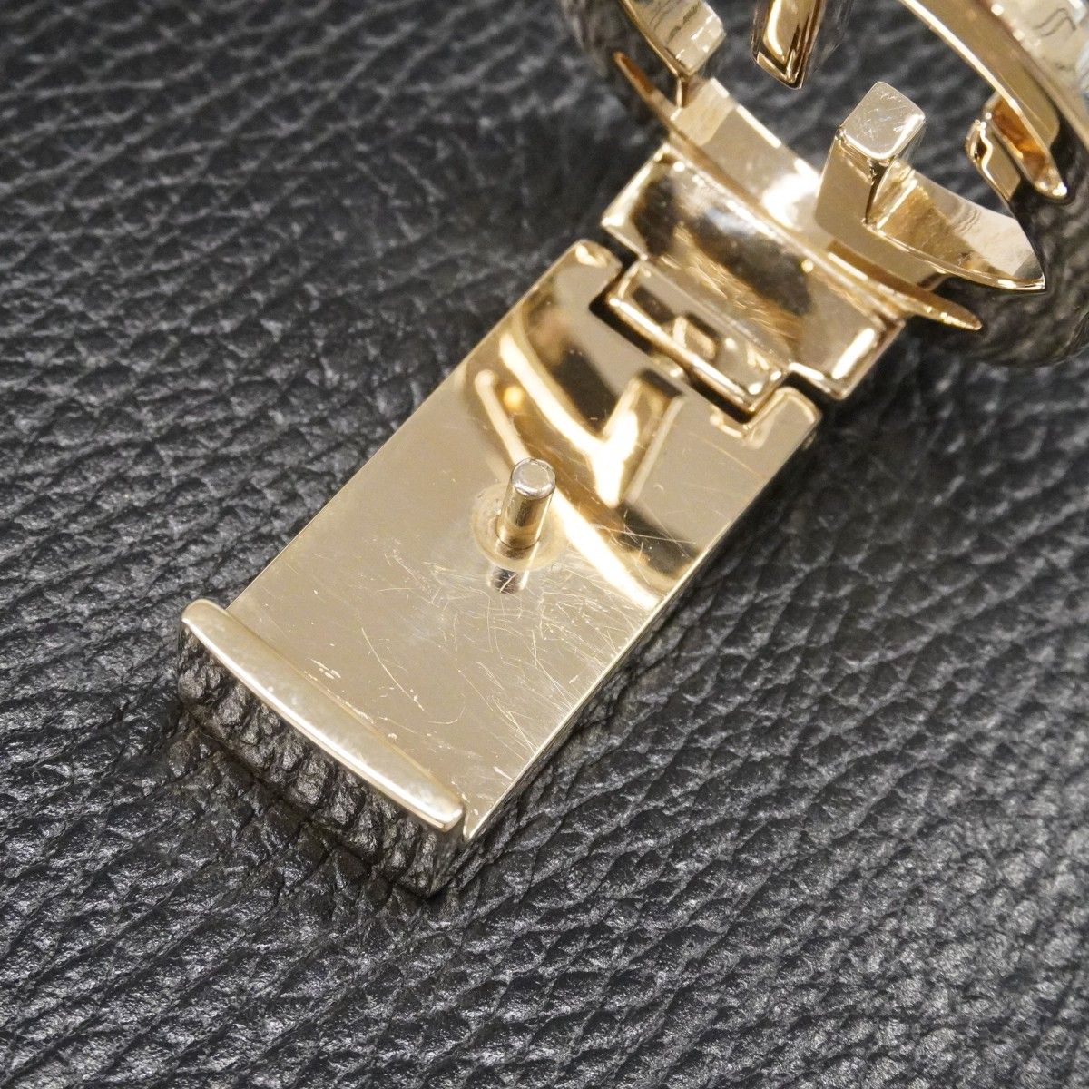 Gucci Shoulder Bag GG Marmont Leather Black Gold — view 9