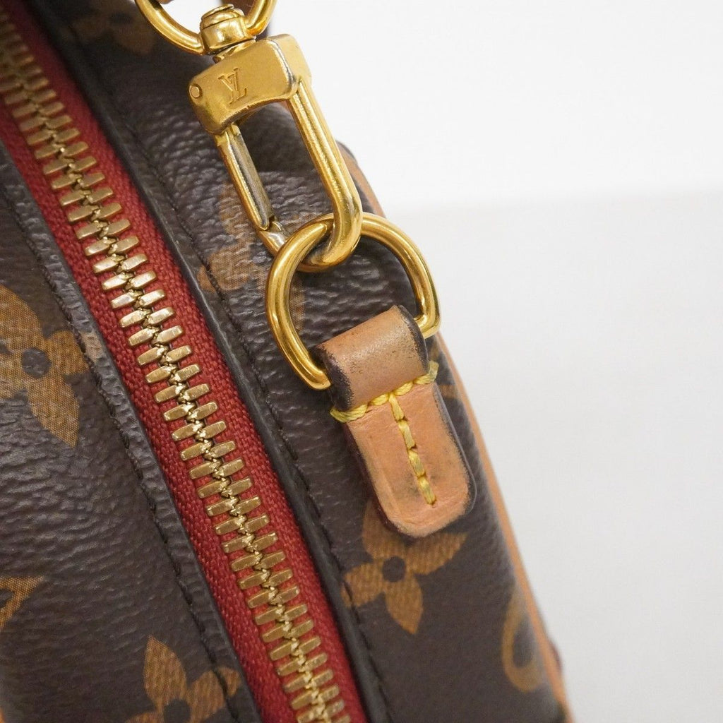 Louis Vuitton Shoulder Bag Monogram Deauville Mini Brown — view 8