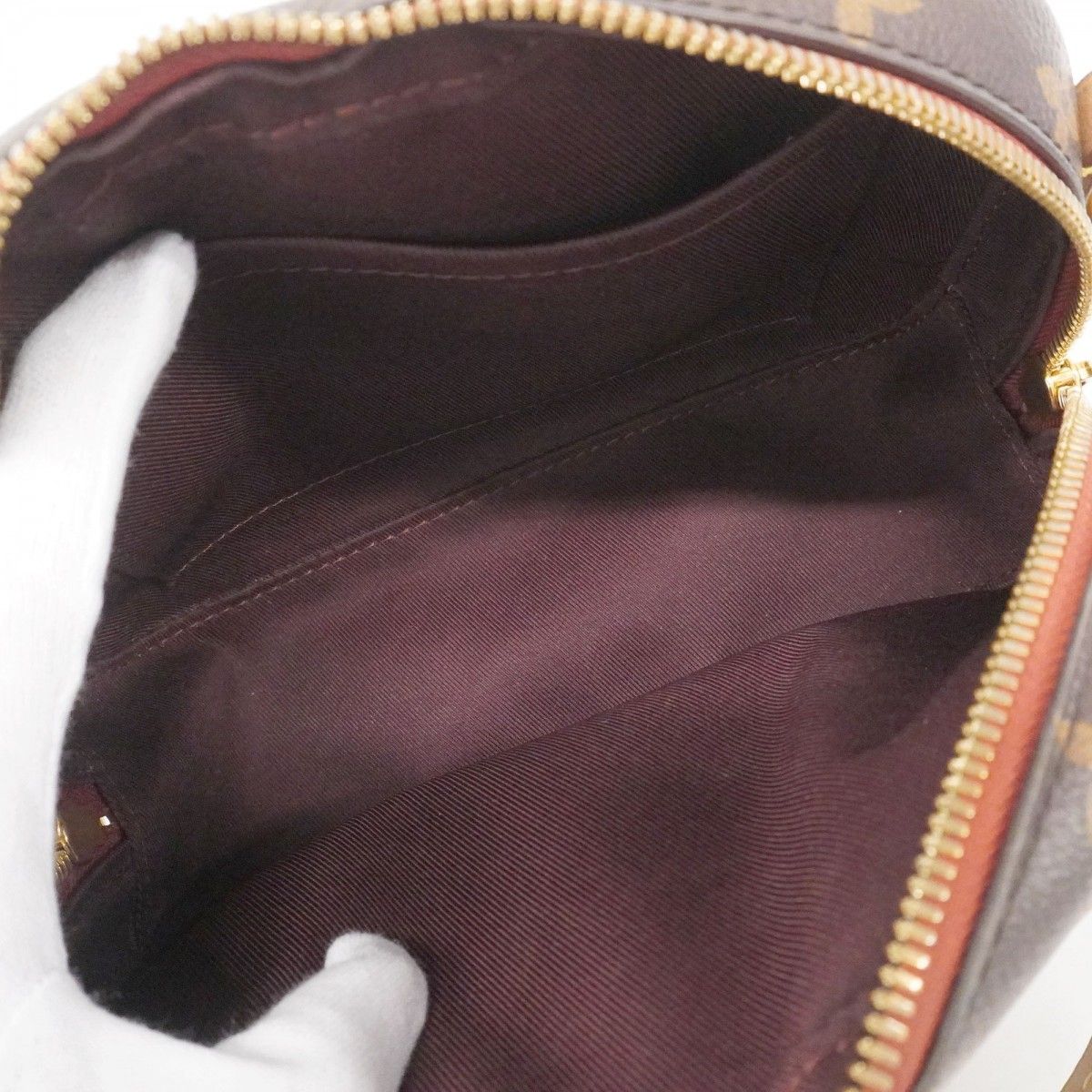 Louis Vuitton Shoulder Bag Monogram Deauville Mini Brown — view 4